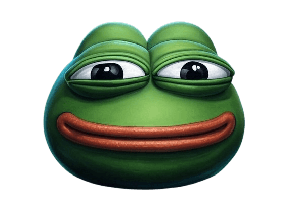 Smiling Meme Coin Hunter Pepe